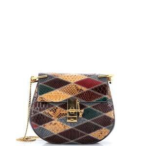 Chloe Drew Crossbody Bag Python Small #242584C57B